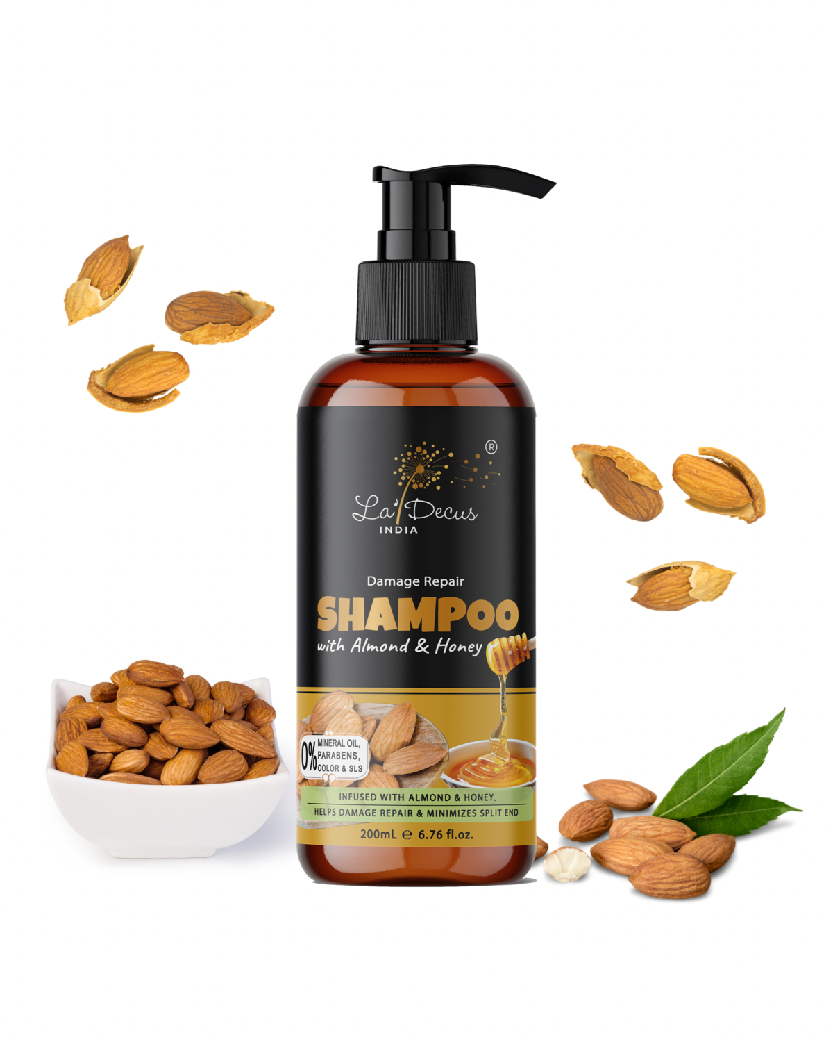 Almond & Honey Shampoo for men women 200 ml