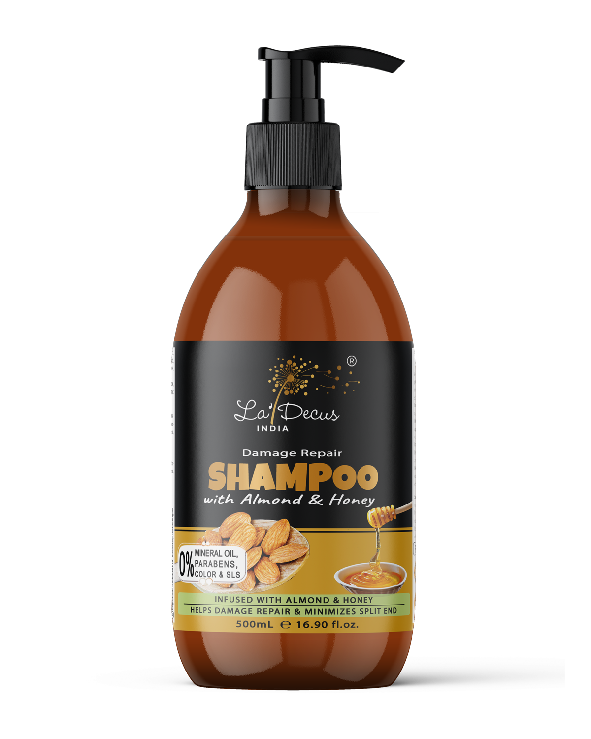 Almond & Honey Shampoo for men women 500 ml