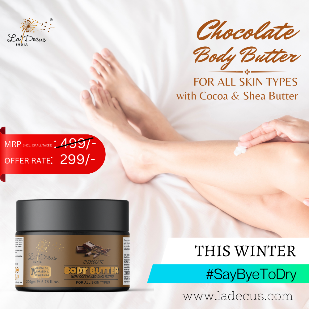 Chocolate Body Butter for Women and Men 200gm