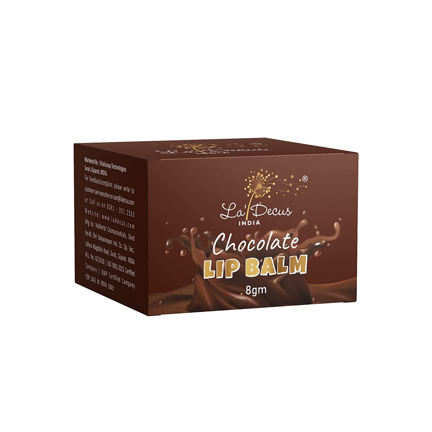 Chocolate Lip Balm 8gm