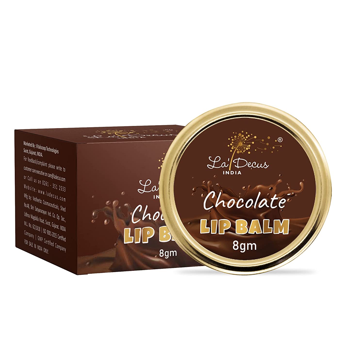 Chocolate Lip Balm 8gm