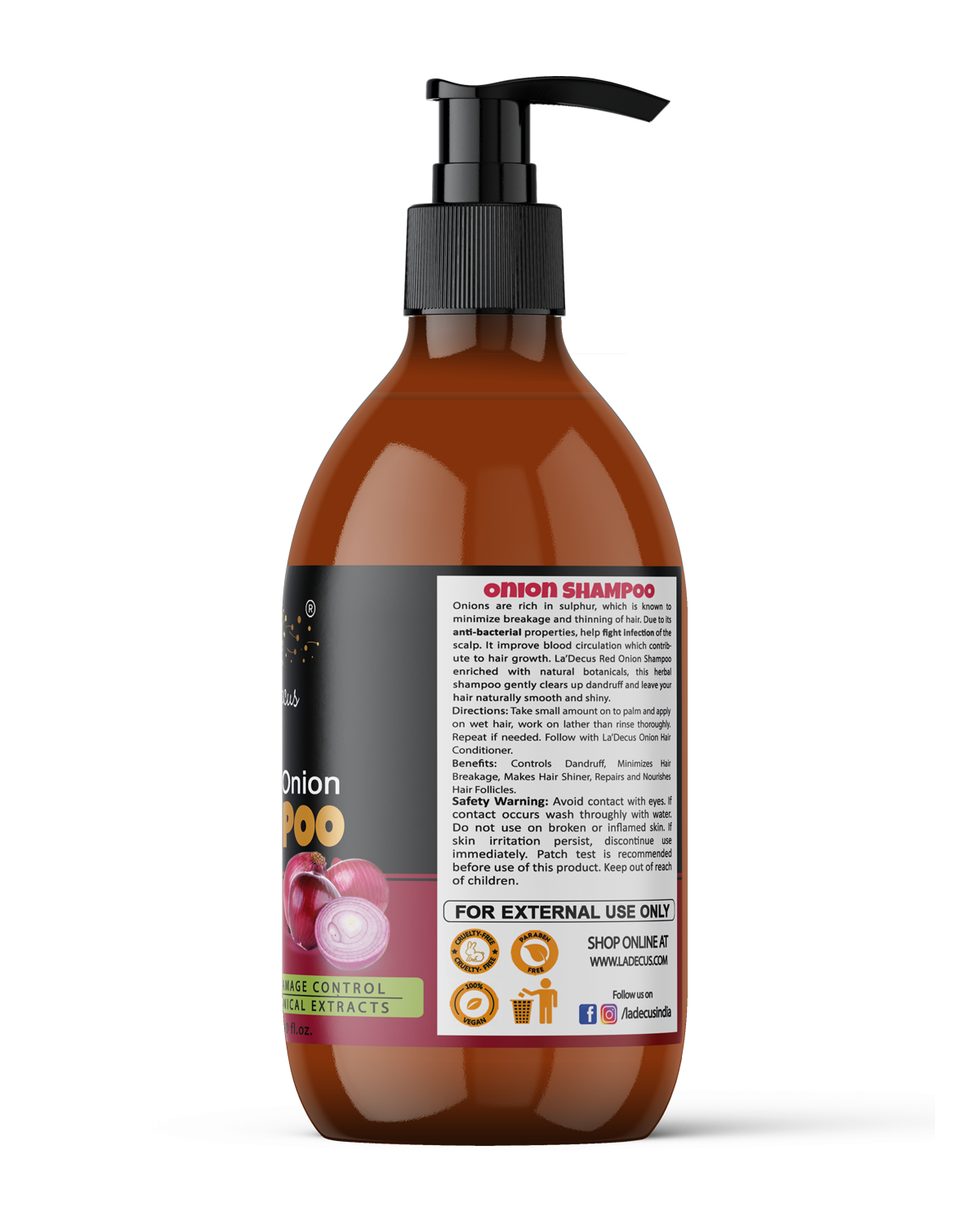 Onion Shampoo For Men Women | 500ml