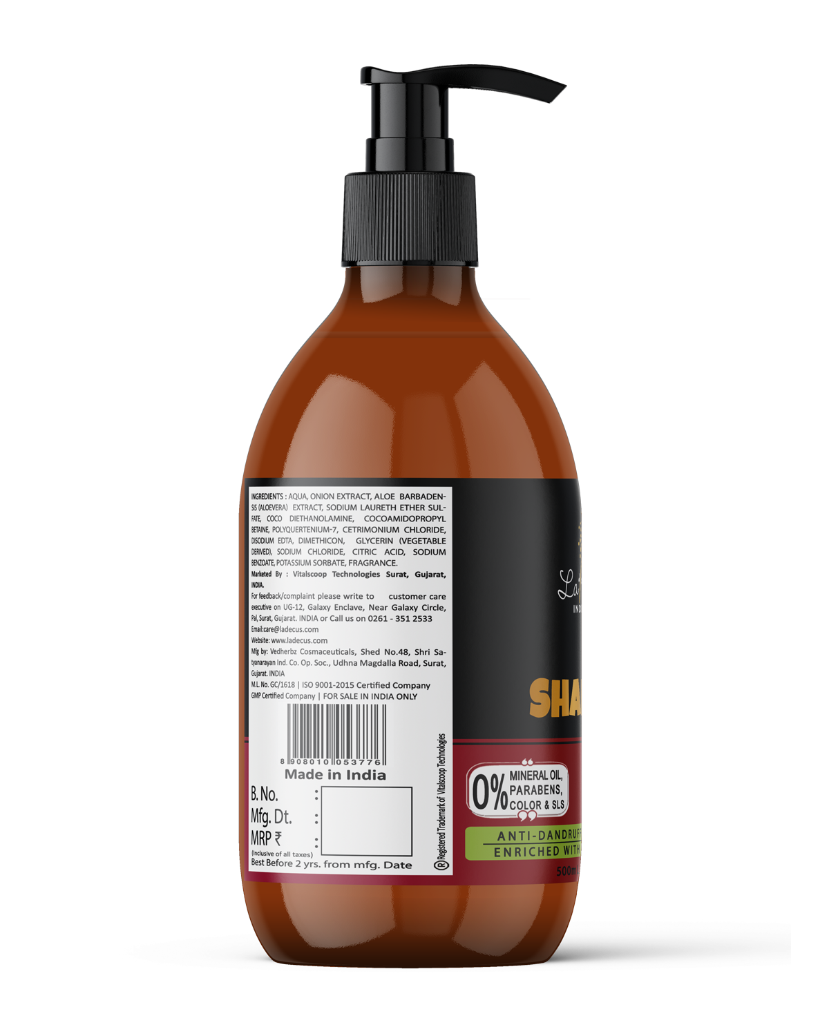 Onion Shampoo For Men Women | 500ml